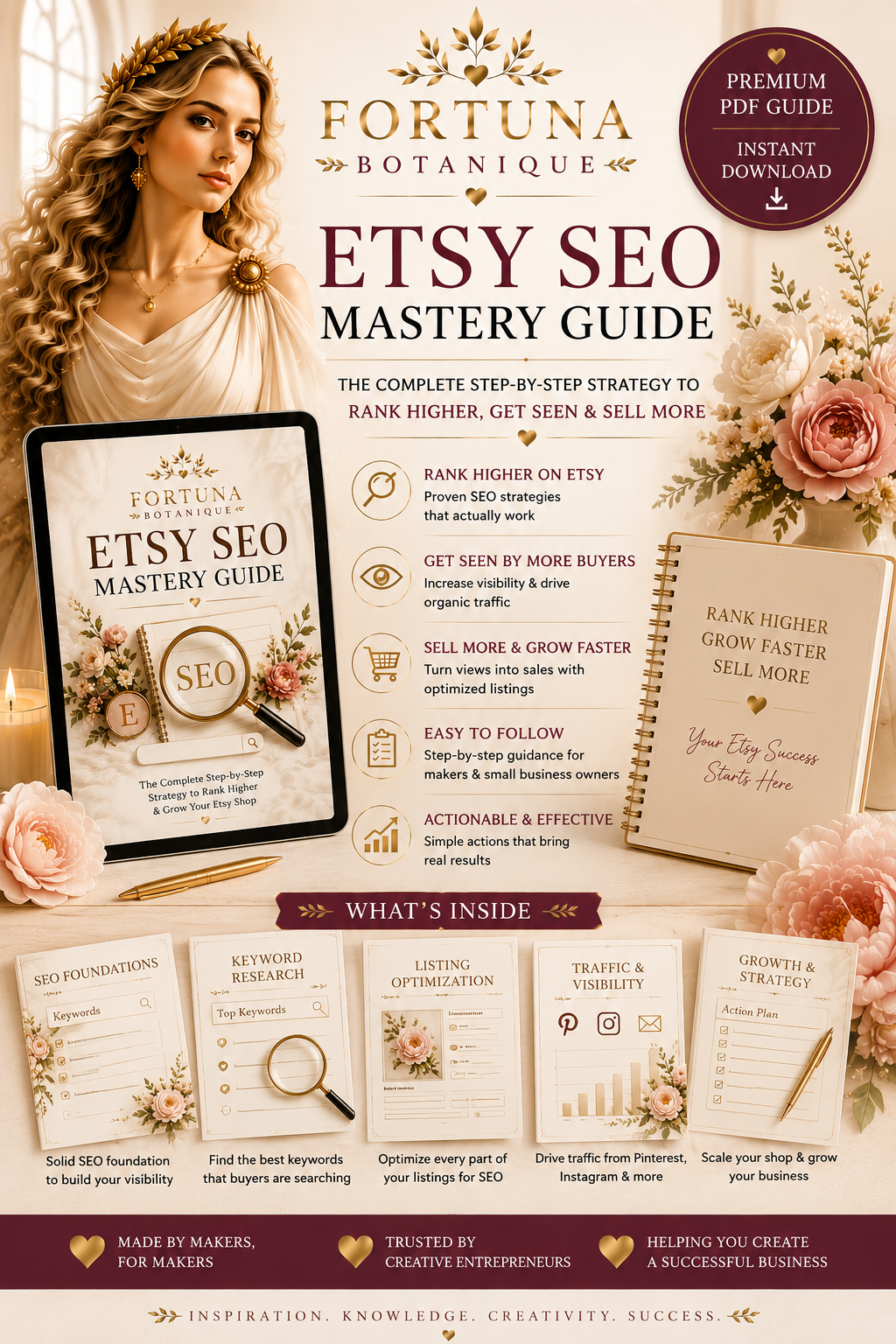 Etsy SEO Mastery Guide | Rank Higher on Etsy | Digital PDF Download