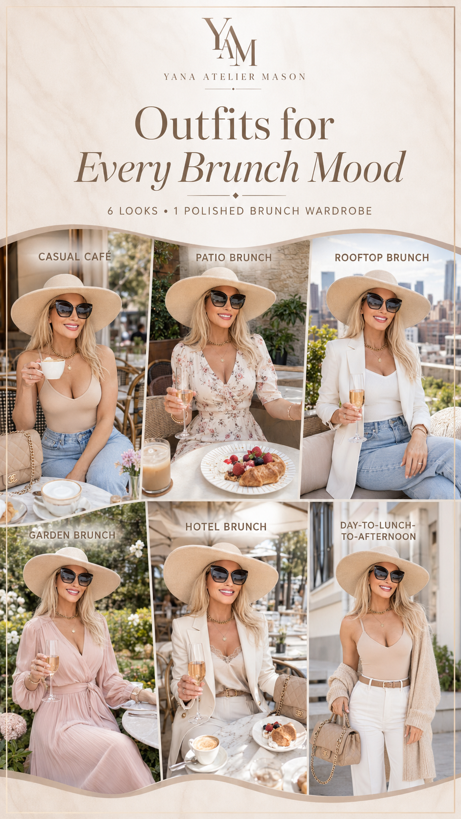 Brunch Style Guide | Chic Brunch Outfit Ideas, Elegant Daytime Fashion, Weekend Style & Outfit Planning PDF