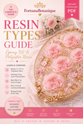 Resin Types Guide | Epoxy vs UV vs Polyester Resin | Complete Resin Comparison | Instant PDF Download