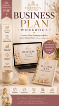Business Plan Workbook | Small Business Planner for Entrepreneurs | Etsy Seller Business Strategy Guide | Instant PDF Download