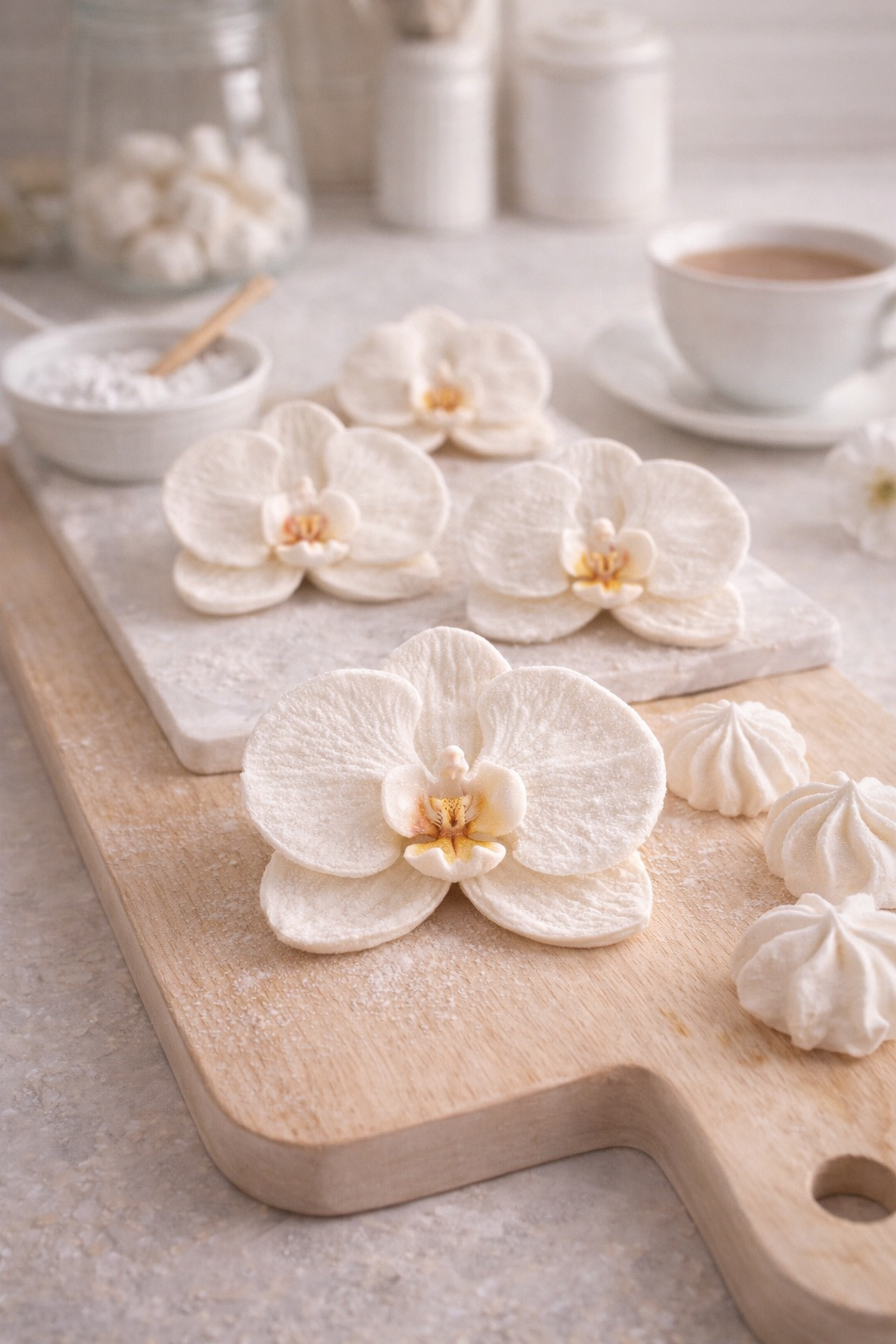 Orchid Silicone Flower Mold for Soap, Candles, Resin, Chocolate & Zefir