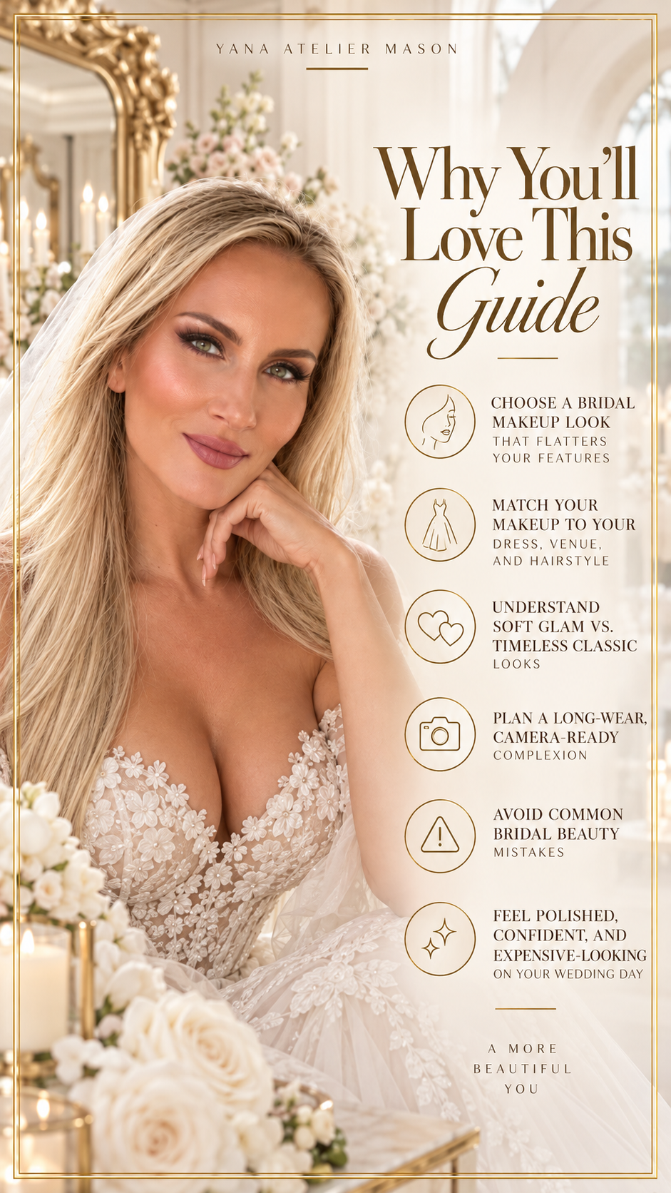 Bridal Makeup Guide | Elegant Wedding Day Beauty & Luxury Bridal Makeup Styling