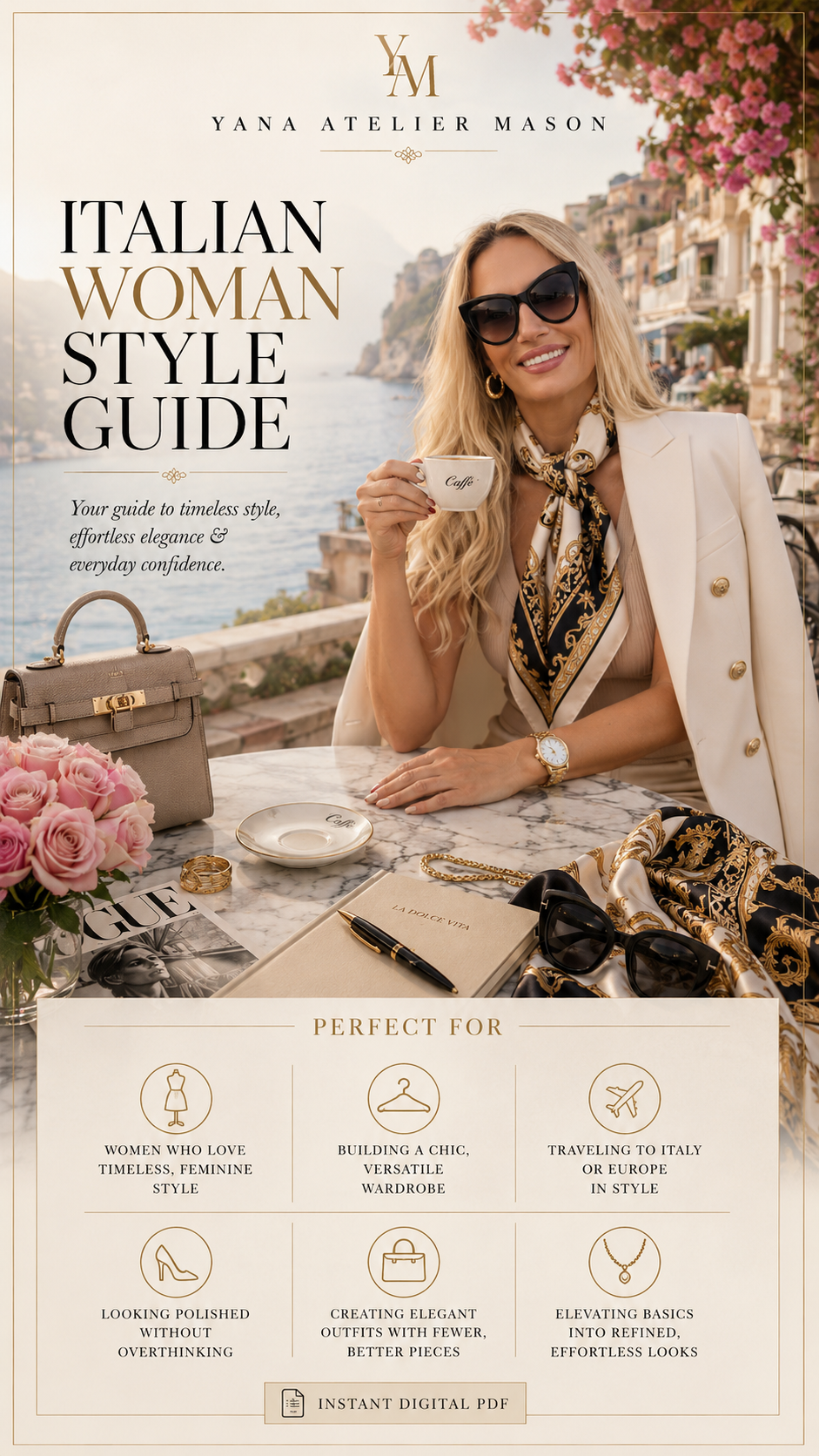 Italian Woman Style Guide | Digital PDF
