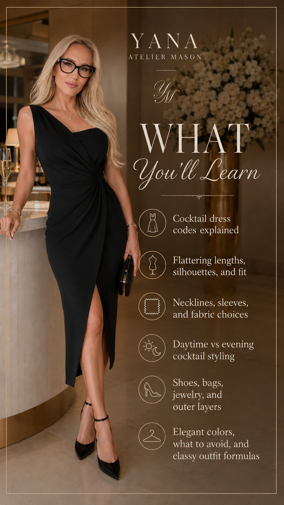 Cocktail Dress Styling Guide | Elegant Evening Outfit Guide for Women