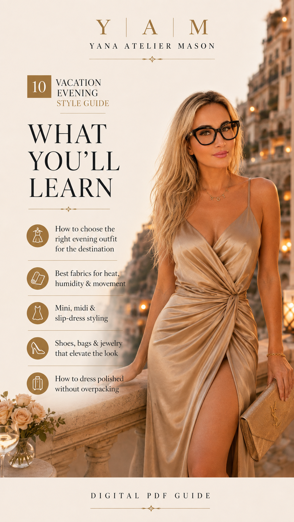 Vacation Evening Style Guide | Resort Dinner & Travel Outfit Guide