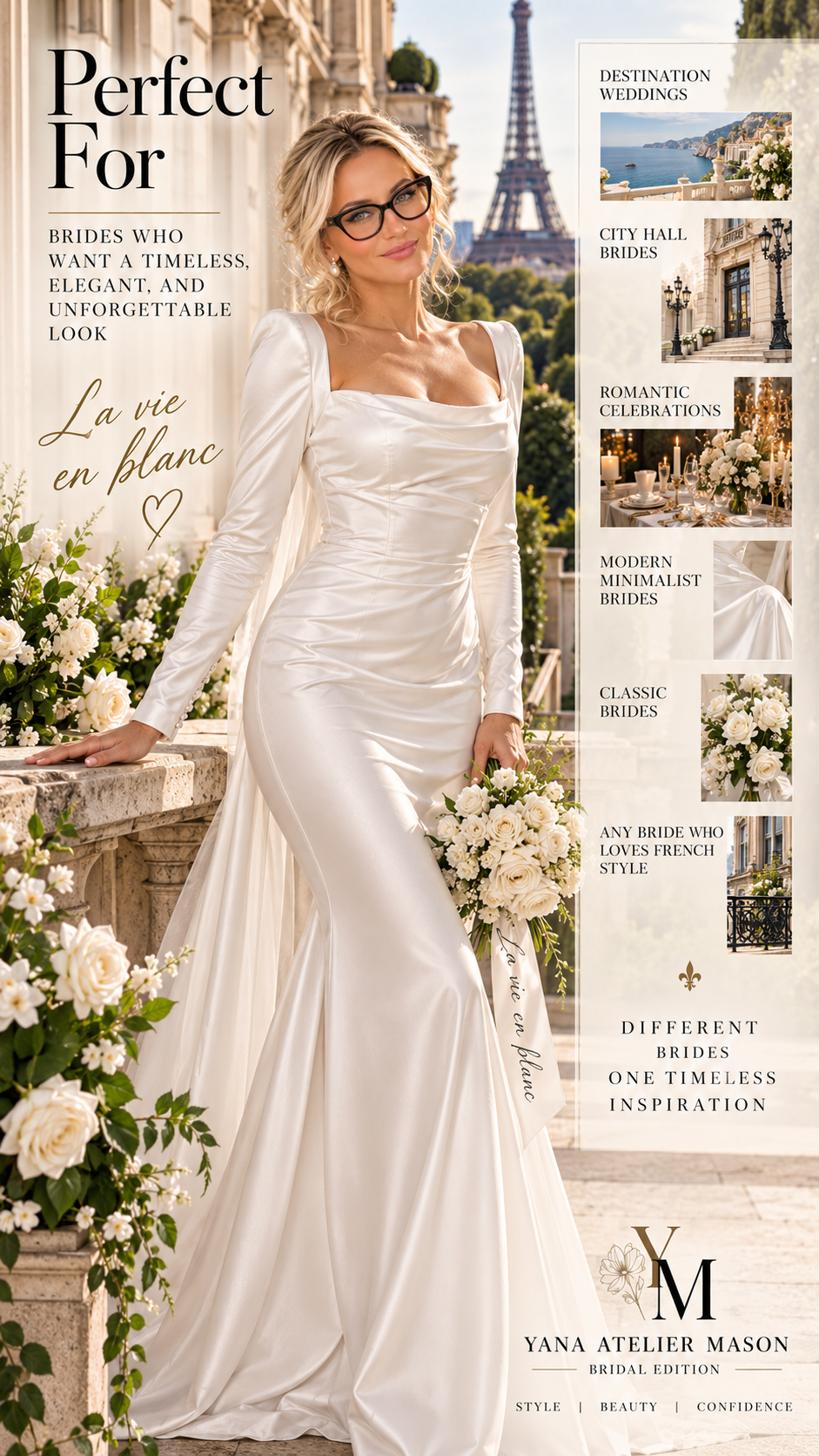 French-Inspired Bridal Style Guide | Luxury Wedding Styling