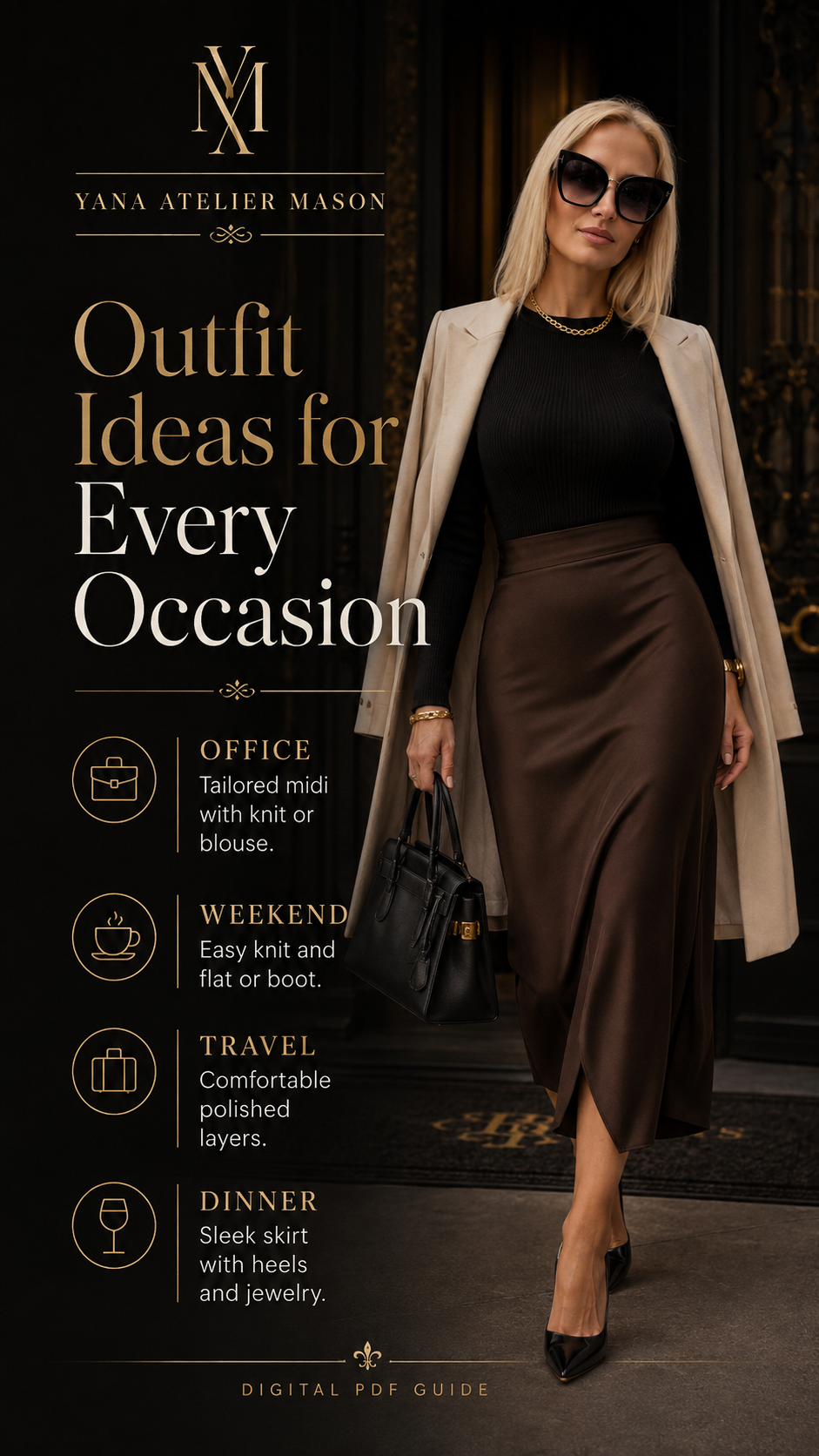 Skirt Styling Master Guide | Mini Midi Maxi Outfit Styling & Wardrobe PDF