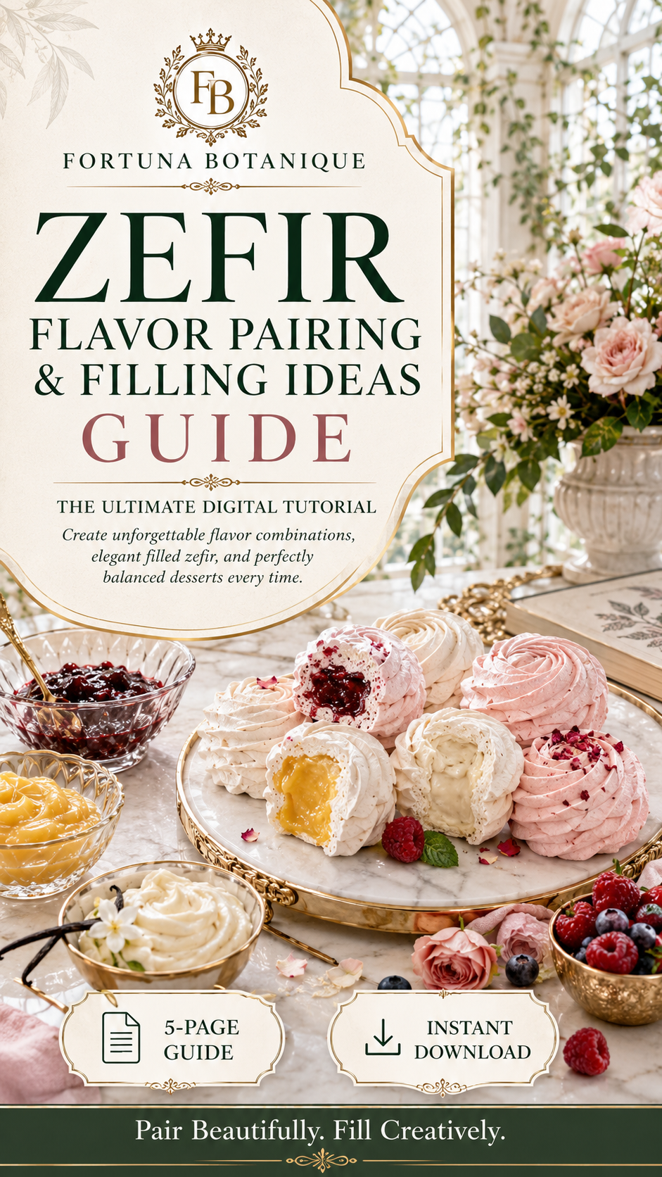 Zefir Flavor Pairing & Filling Ideas Guide | Luxury Dessert Pairings