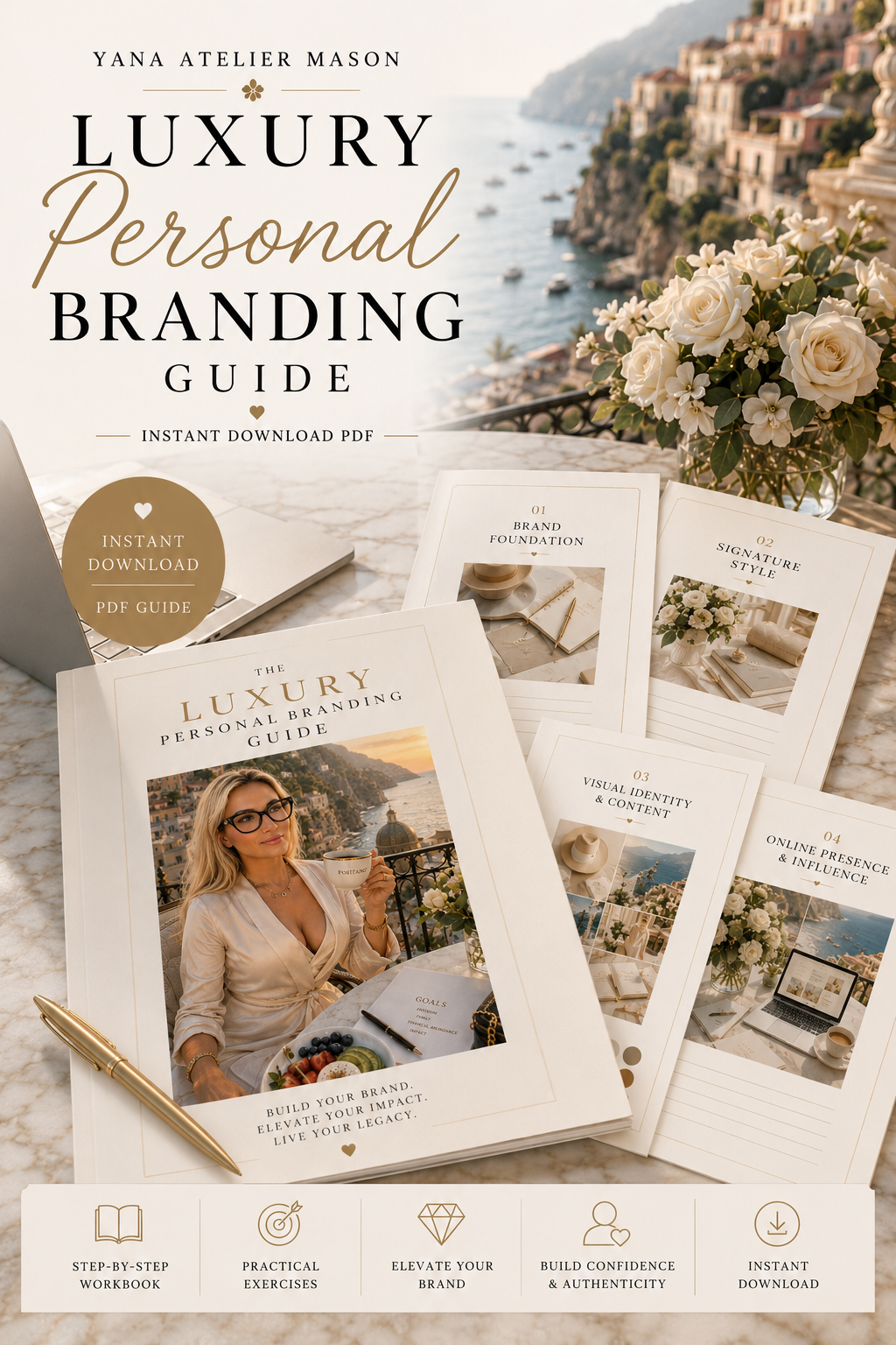 Personal Branding Guide | Build Your Personal Brand & Online Presence | Entrepreneur Branding Workbook | Instant PDF Download