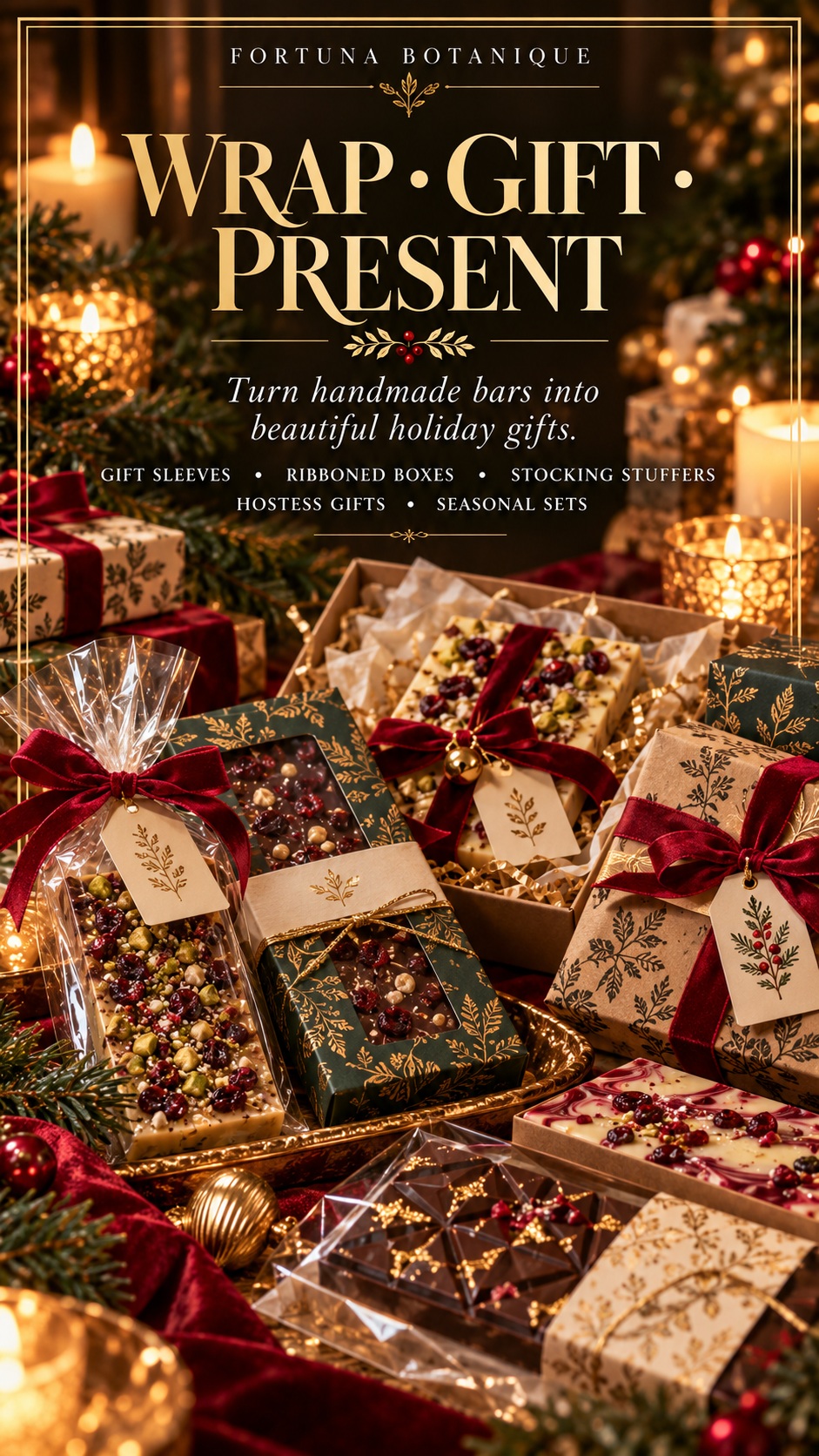 Christmas Chocolate Bar Guide | Luxury Holiday Chocolate Bars, Fillings, Decorating & Packaging