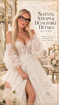 Wedding Dress Sleeves, Straps & Detachable Details Guide | Bridal Styling & Customization