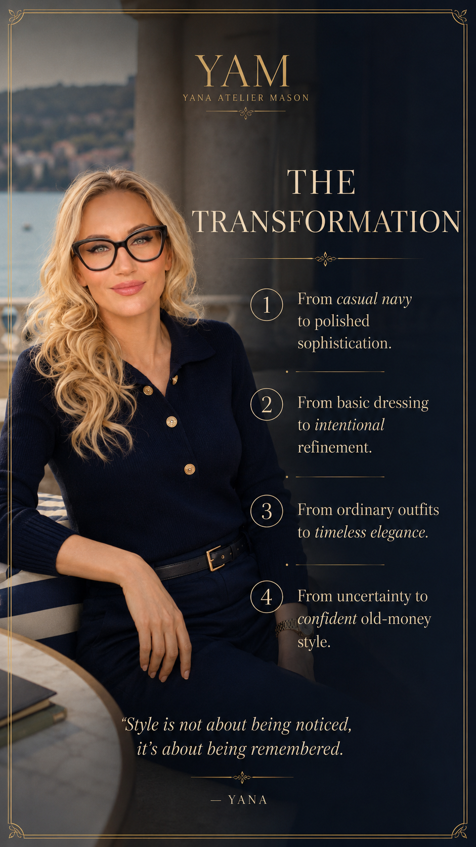 How to Wear Navy Like Old Money | Elegant Women’s Style Guide | Digital Fashion E-Book