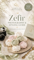Zefir Photography & Styling Guide | Product Photography, Lighting, Props & Composition for Zefir Flowers