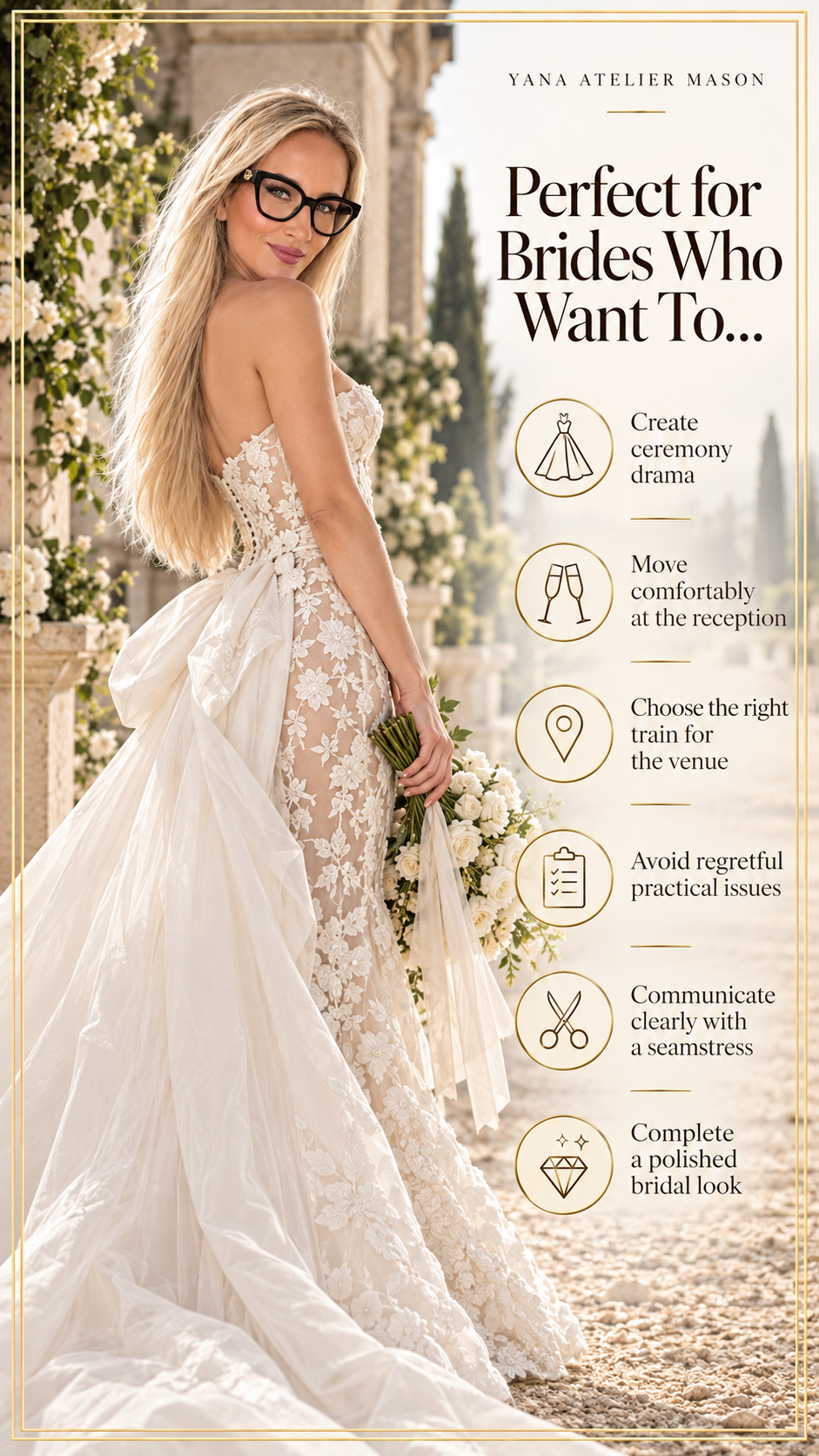 Wedding Dress Trains & Bustle Guide | Bridal Train Styles, Bustle Types & Styling