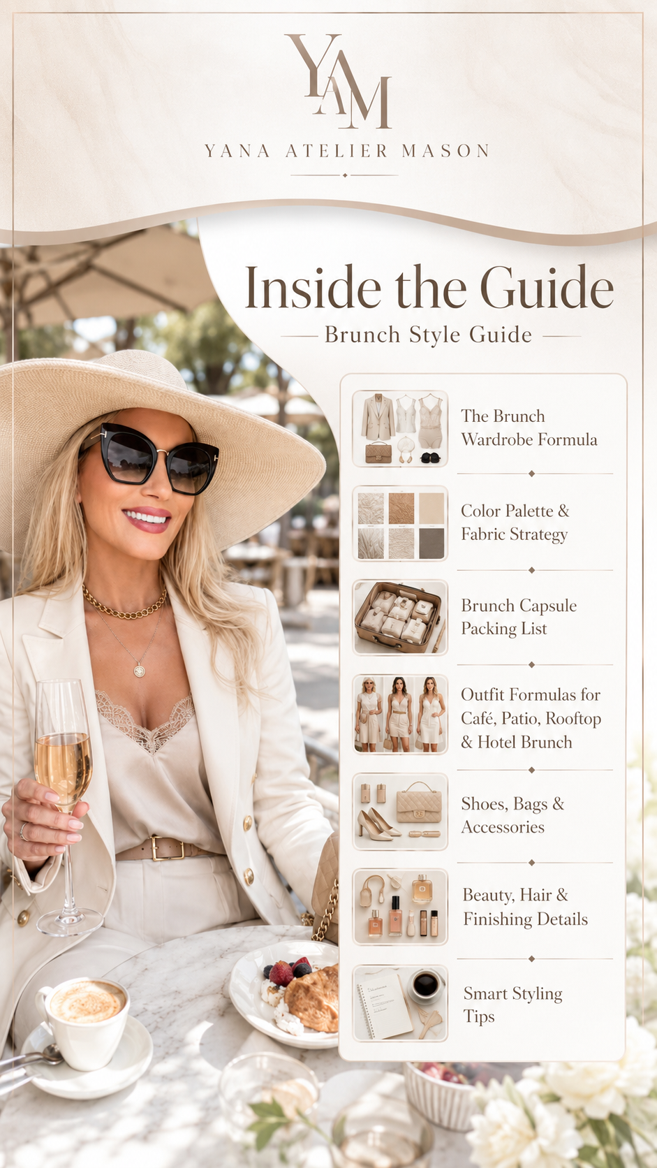 Brunch Style Guide | Chic Brunch Outfit Ideas, Elegant Daytime Fashion, Weekend Style & Outfit Planning PDF