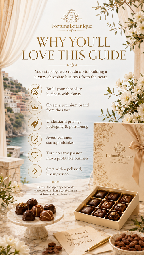 Chocolate Business Startup Guide | How to Start a Chocolate Business | Chocolatier Branding, Pricing & Packaging PDF