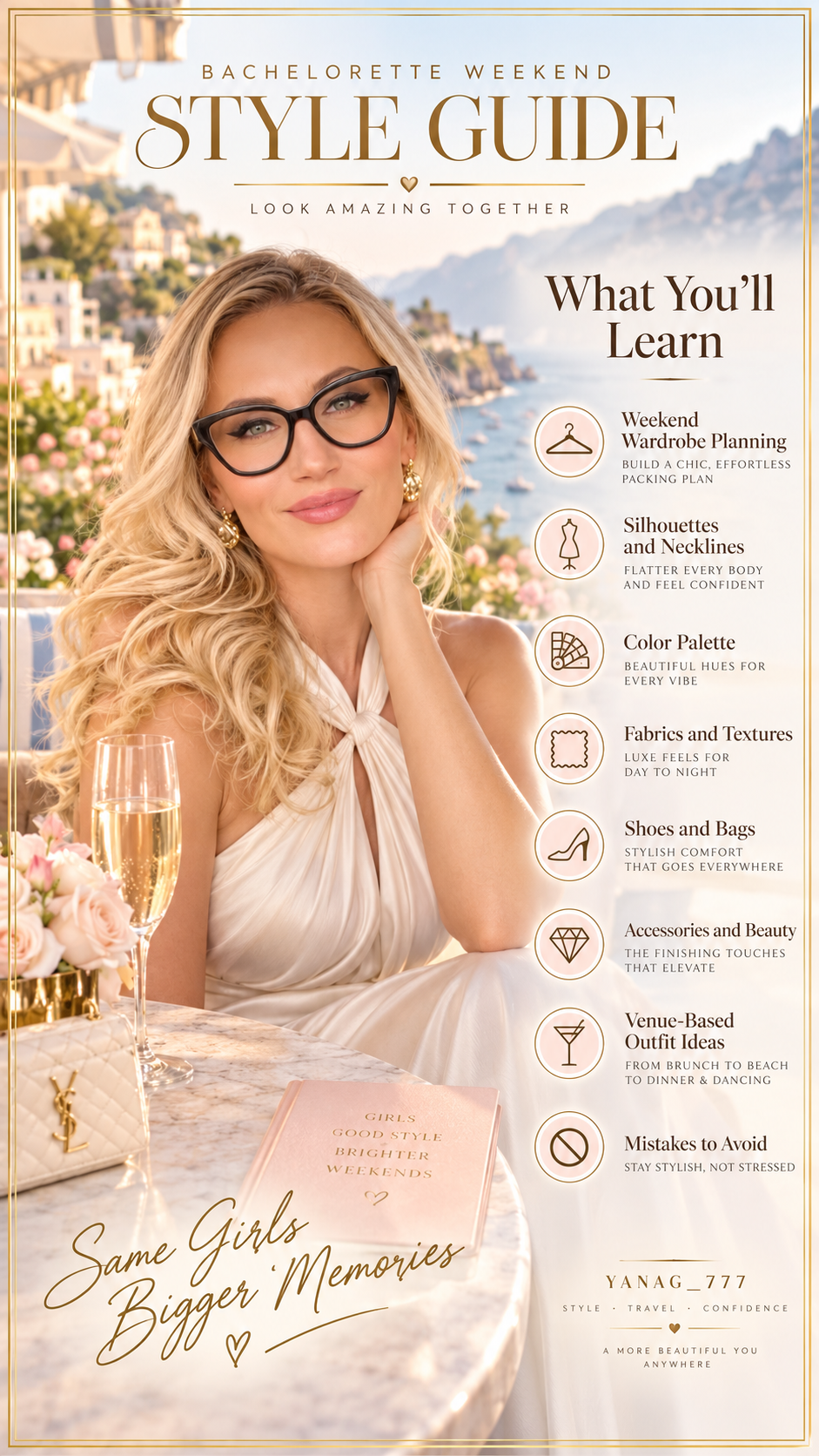 Bachelorette Weekend Style Guide | Chic Bride-to-Be Outfits & Wedding Weekend Looks