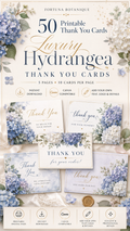Luxury Cherry Blossom Printable Thank You Cards | 50 Small Business Cards