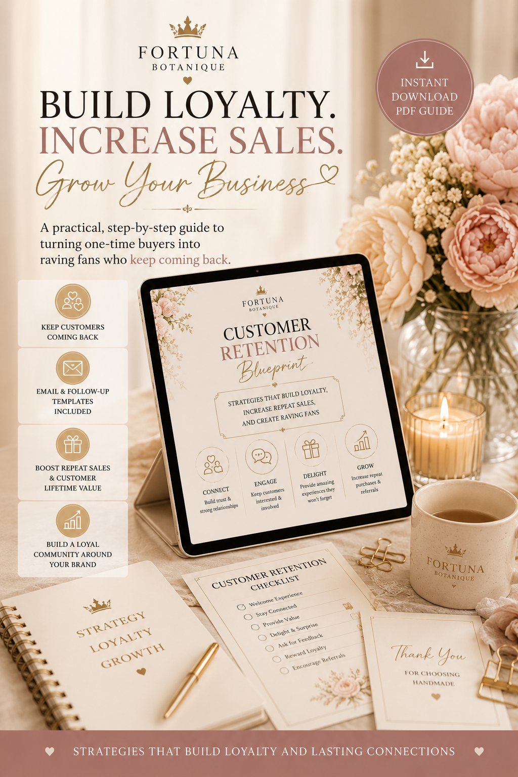 Customer Retention Blueprint: Turn One-Time Buyers Into Loyal, Repeat Customers (Digital PDF Guide)