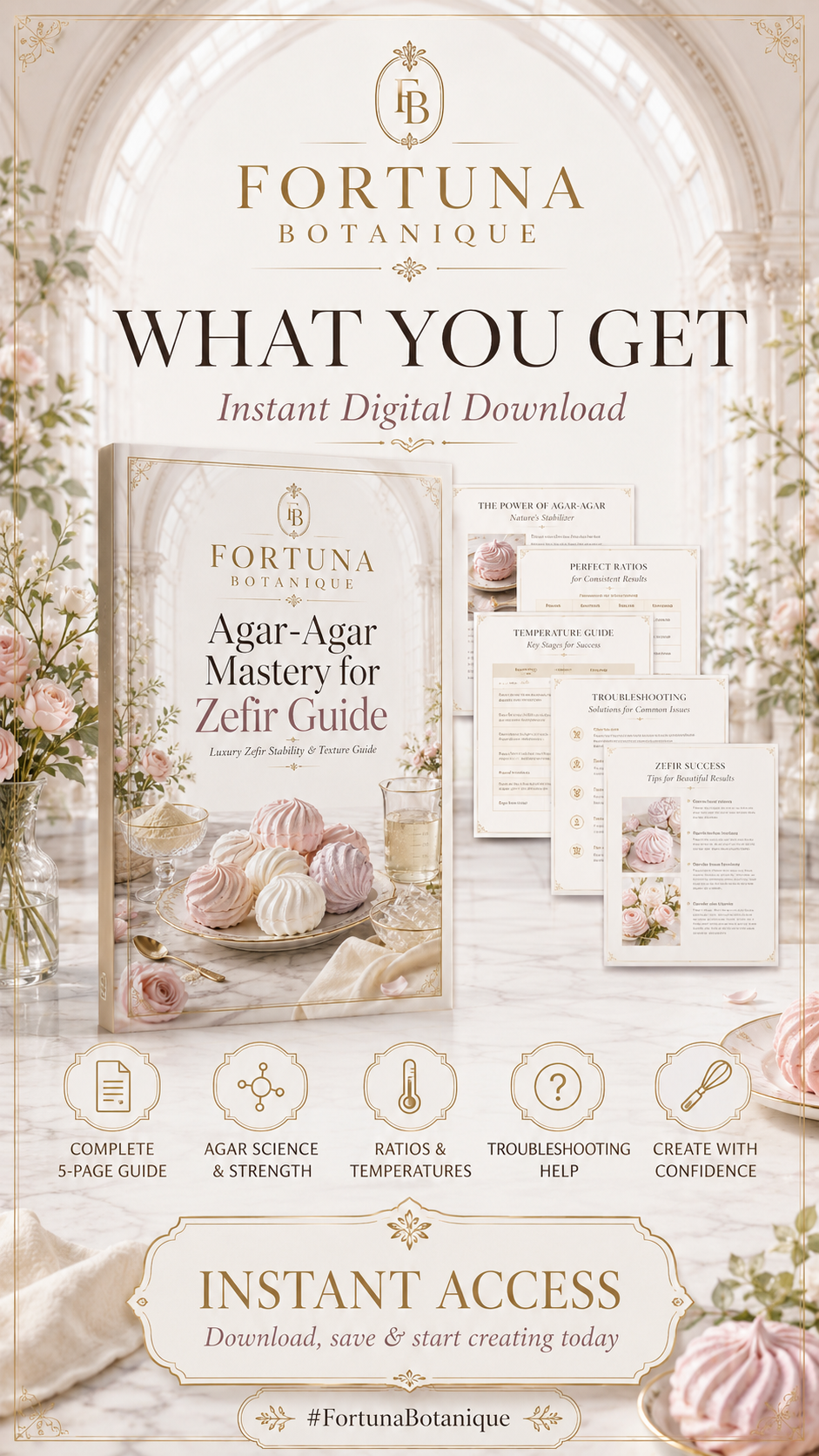 Agar-Agar Mastery for Zefir Guide | Zefir Stability, Texture & Consistency Digital Guide