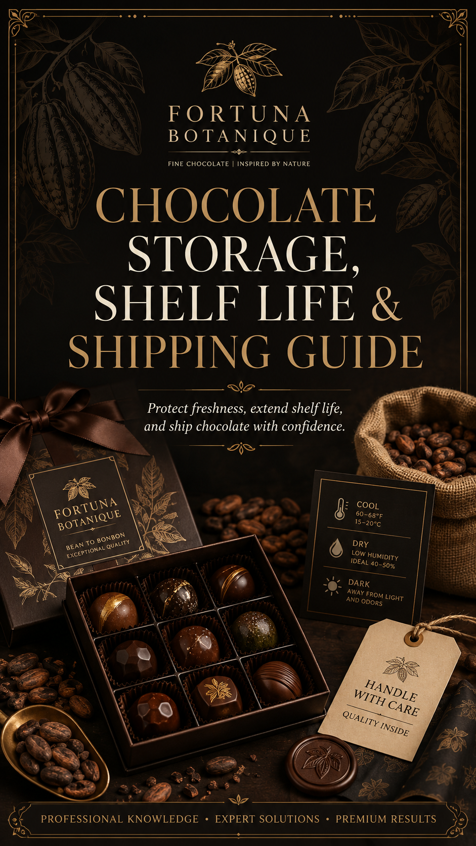 Chocolate Storage, Shelf Life & Shipping Guide | Freshness, Packaging, Temperature & Chocolate Business PDF