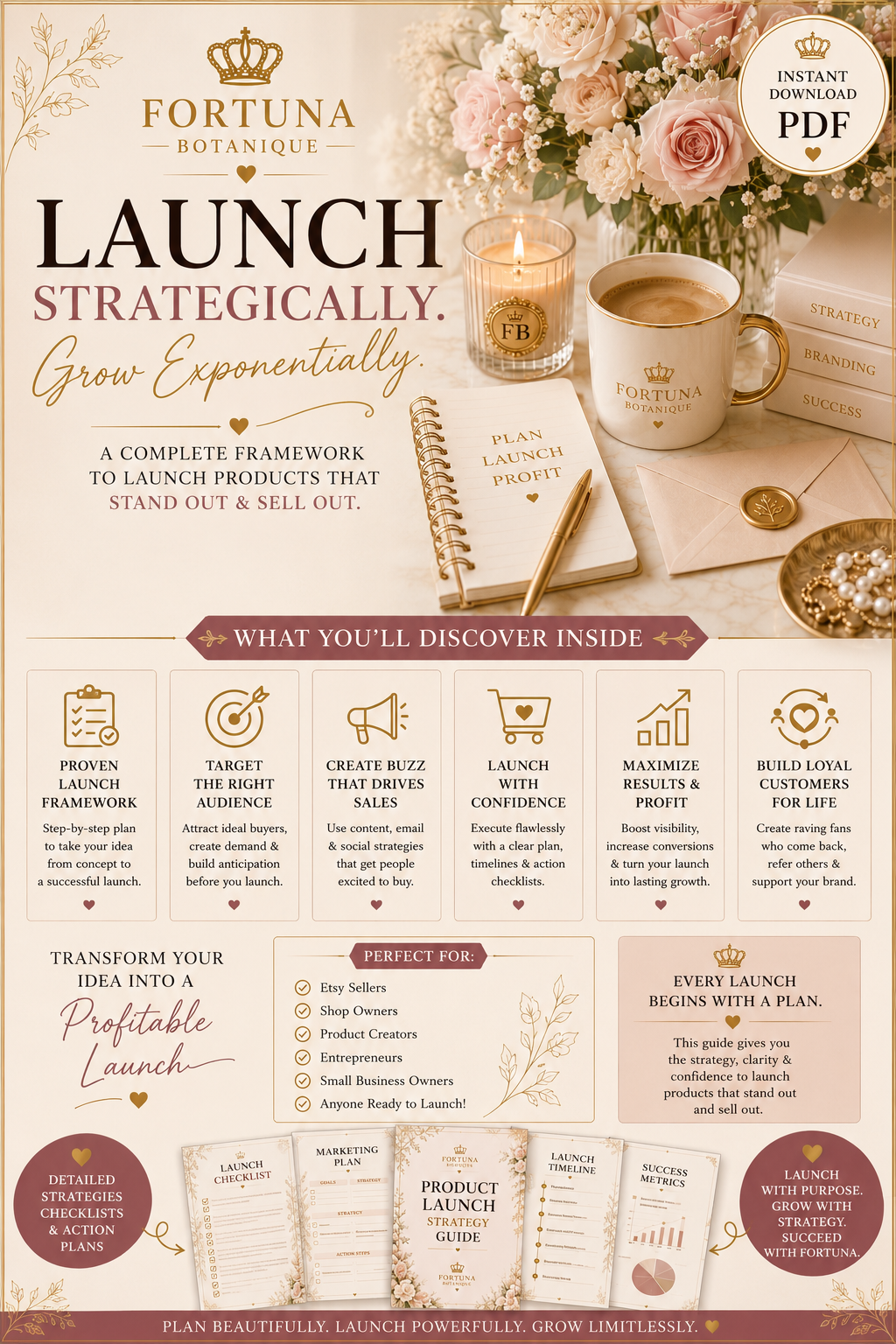 Product Launch Strategy Guide | Instant PDF Download