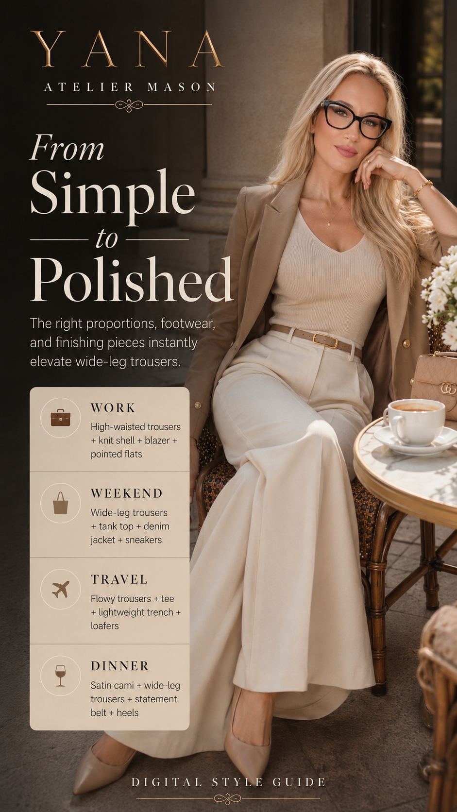 How to Style Wide-Leg Trousers Guide | Flattering Outfit Formulas & Proportion Tips