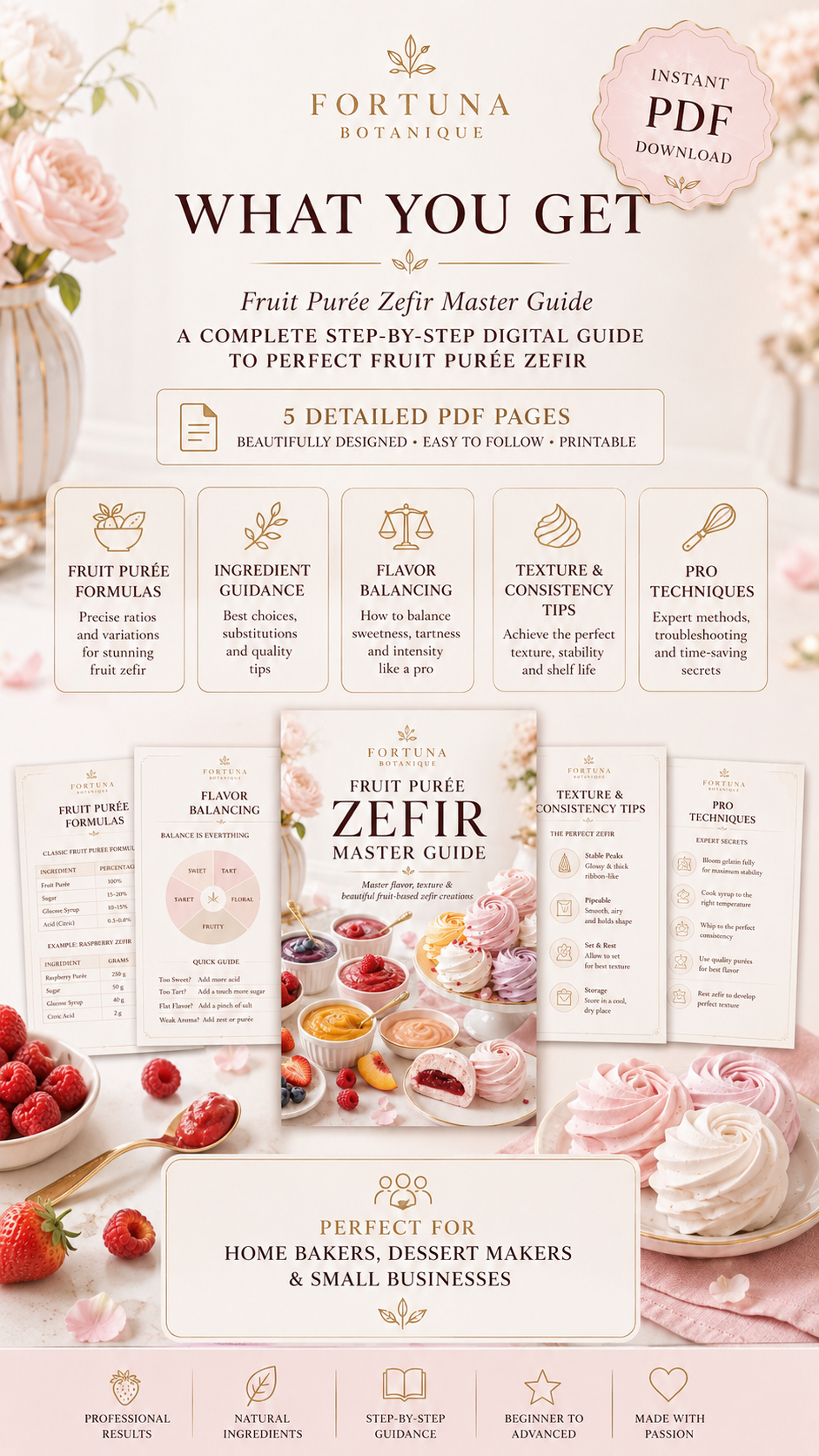 Fruit Purée Zefir Master Guide | Fruit-Based Zefir Recipes & Texture Techniques