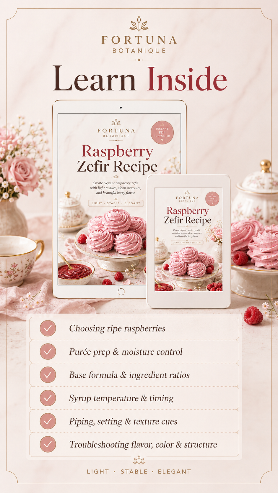 Raspberry Zefir Recipe Guide | Homemade Russian Marshmallow PDF