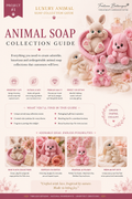 Luxury Animal Soap Collection Guide | 25+ Cute Teddy Bear, Bunny & Animal Soap Designs | Handmade Soap Making PDF | Digital Download (Copy)