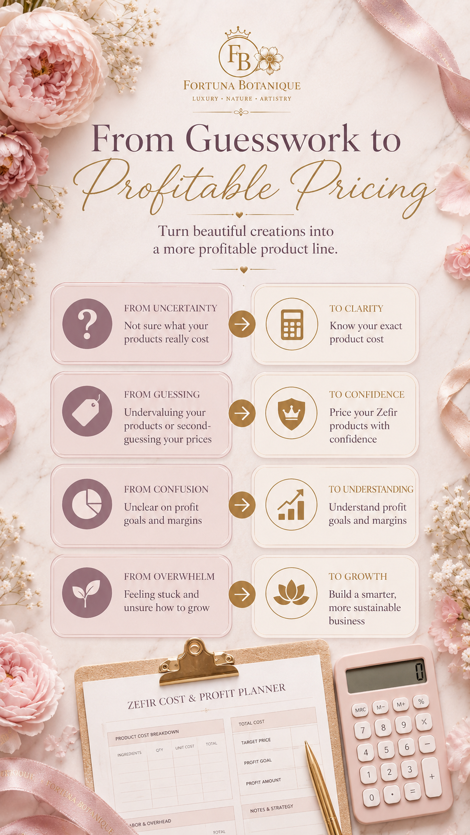 Zefir Product Cost Calculator & Profit Planner | Pricing & Margin Guide for Zefir Makers