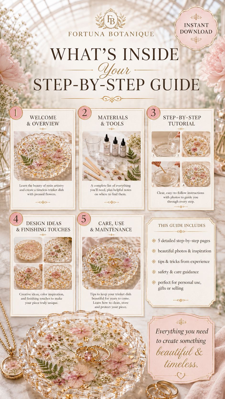 Resin Trinket Dish Tutorial Guide for Beginners