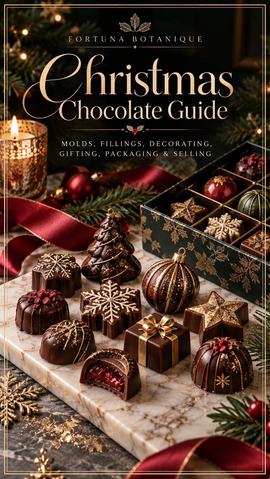 Christmas Chocolate Guide | Molds, Fillings, Decorating, Packaging, Gifting & Selling