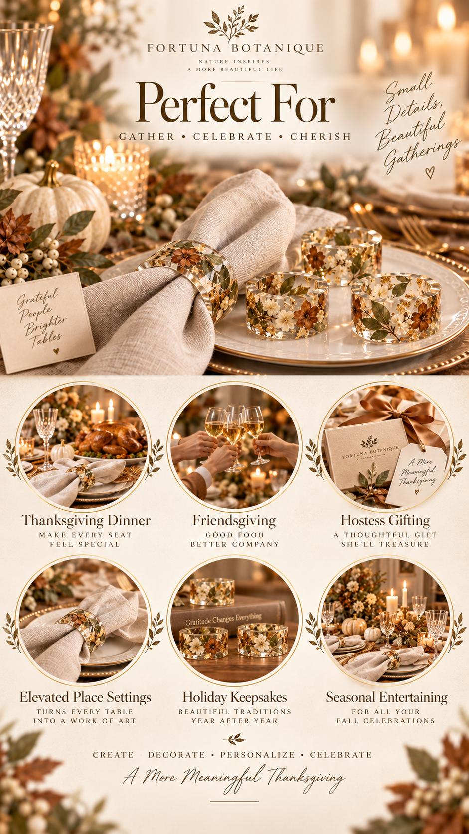 Resin Thanksgiving Napkin Rings Tutorial | Fall Epoxy Resin Guide