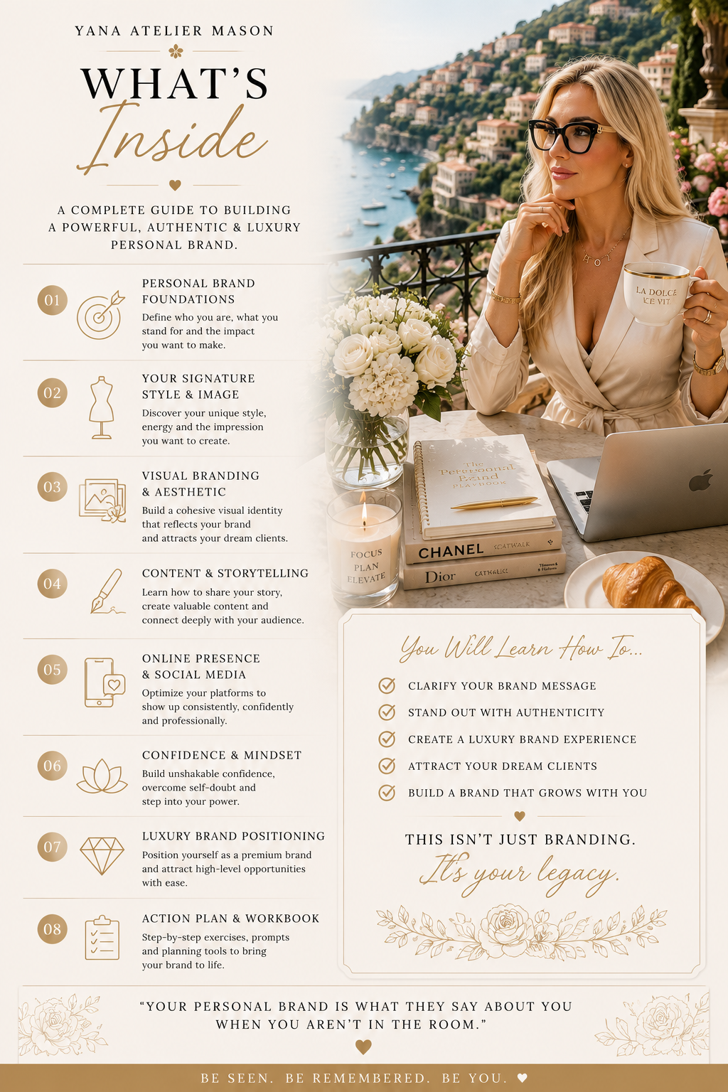 Personal Branding Guide | Build Your Personal Brand & Online Presence | Entrepreneur Branding Workbook | Instant PDF Download