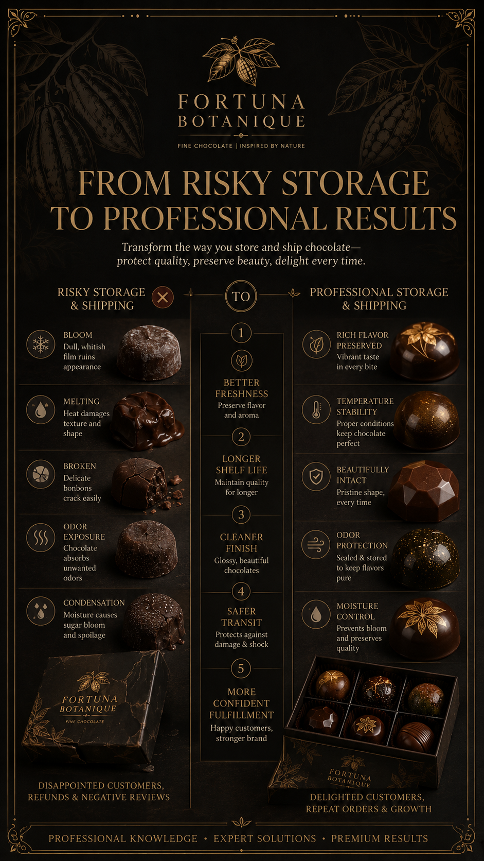 Chocolate Storage, Shelf Life & Shipping Guide | Freshness, Packaging, Temperature & Chocolate Business PDF