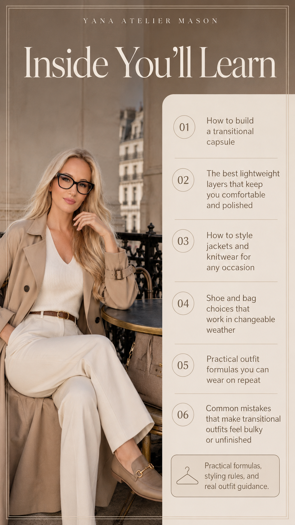 Transitional Weather Dressing Guide | Chic Layering & Seasonal Outfit Style Guide