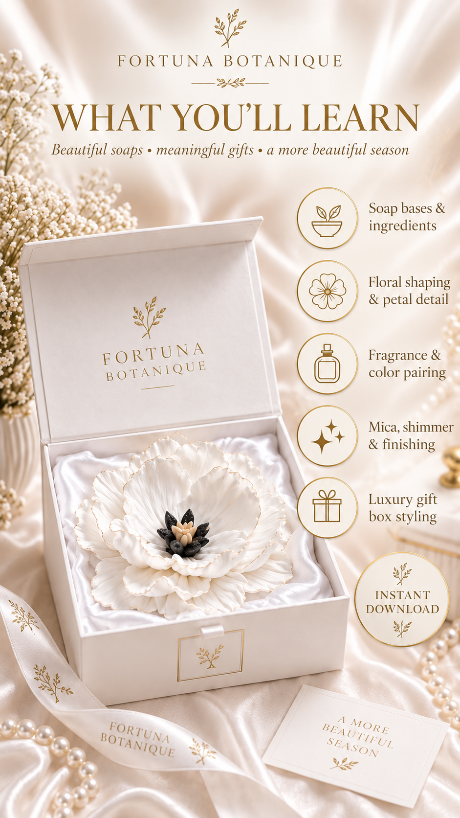 Luxury Floral Soap Gift Box Guide | Elegant Handmade Soap Packaging & Gifting PDF