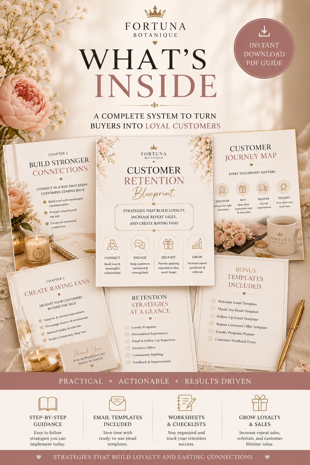 Customer Retention Blueprint: Turn One-Time Buyers Into Loyal, Repeat Customers (Digital PDF Guide)