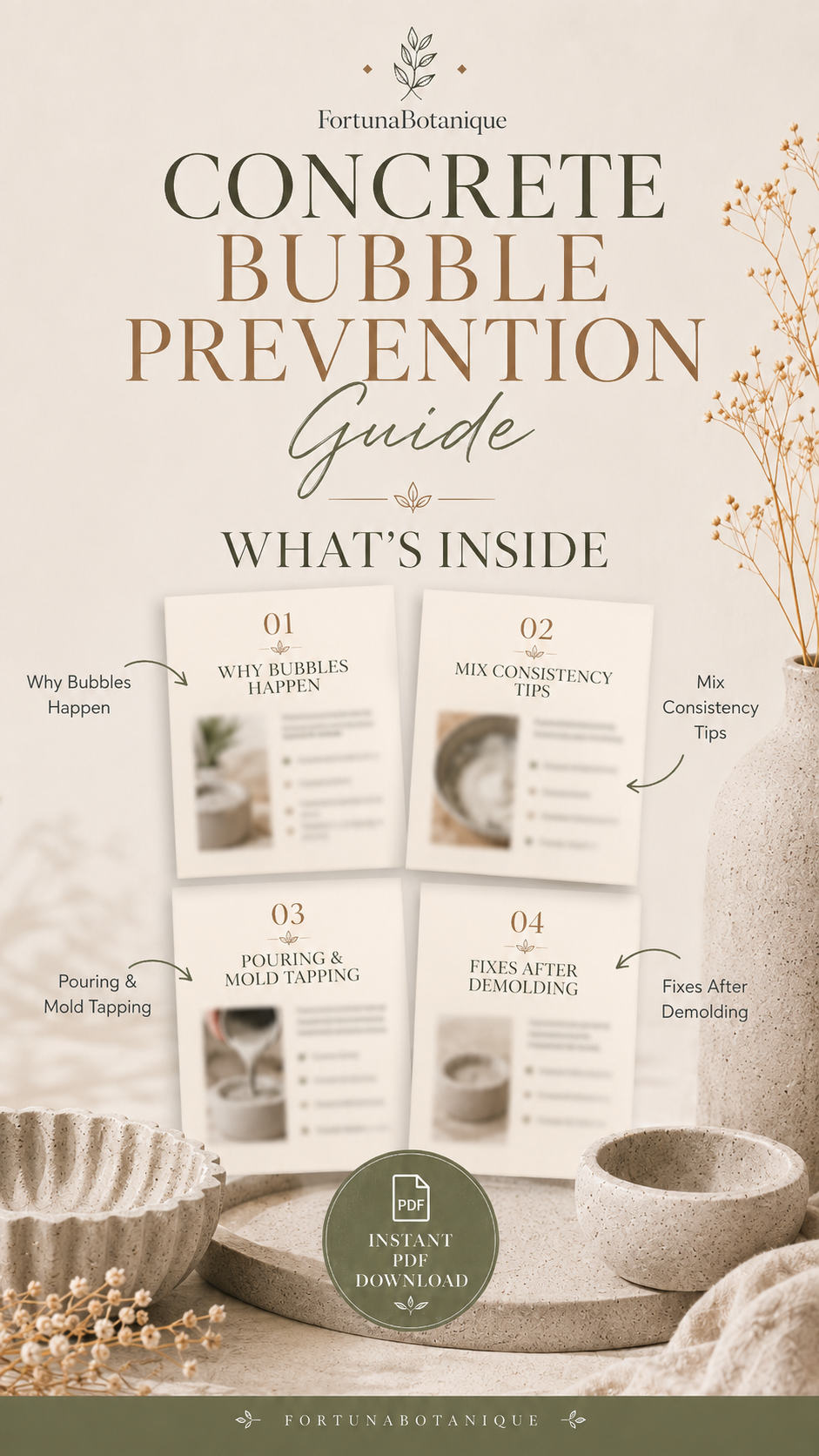 Concrete Bubble Prevention Guide PDF | Smooth Concrete Finishes, Pinholes & Air Bubble Troubleshooting