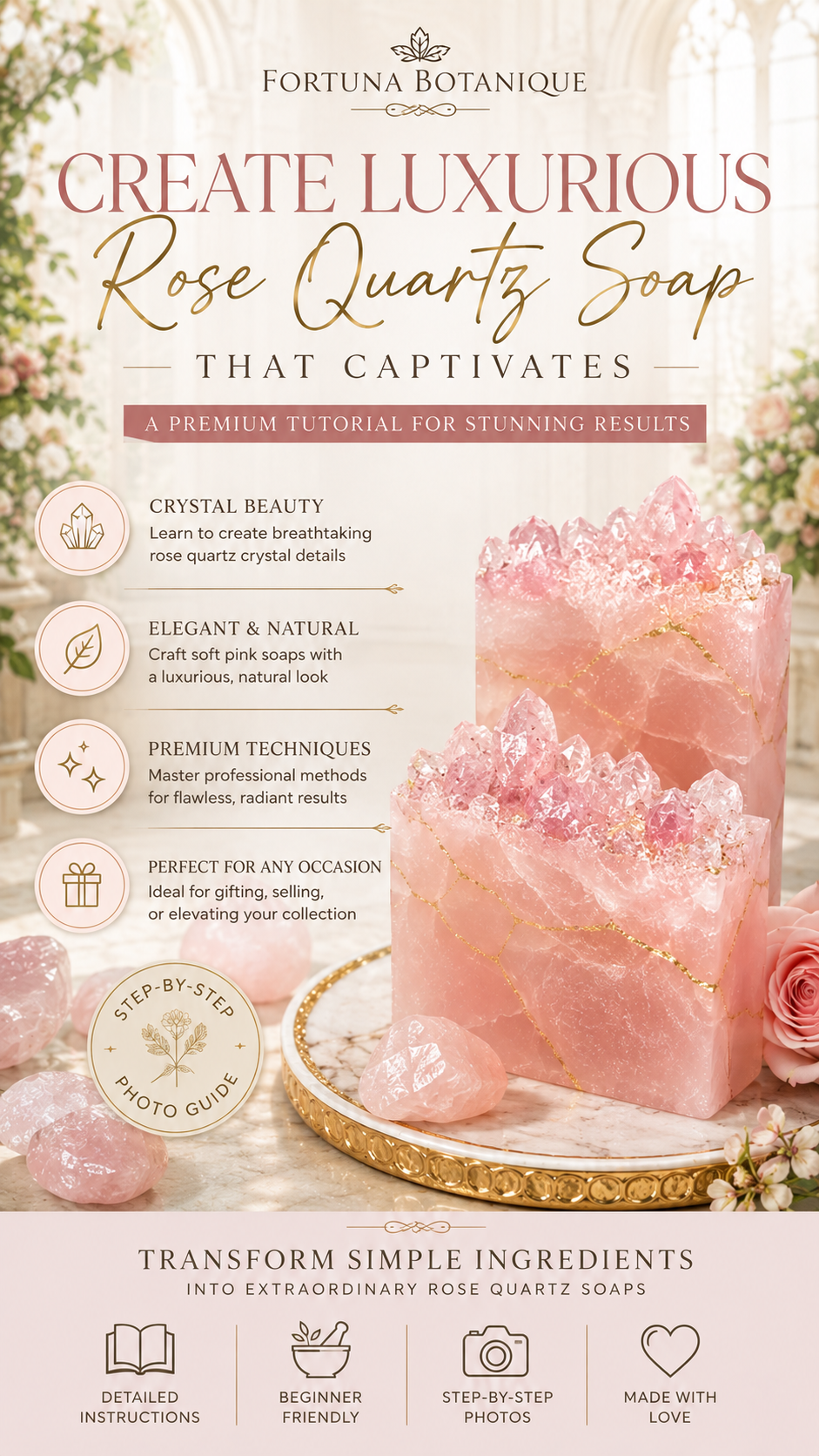 Textured Top Soap Tutorial PDF Guide | Luxury Botanical Soapmaking Technique | Instant Digital Download (Copy)