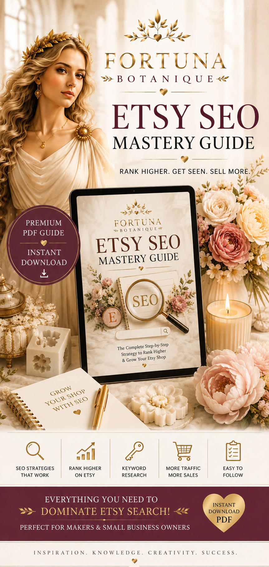 Etsy SEO Mastery Guide | Rank Higher on Etsy | Digital PDF Download