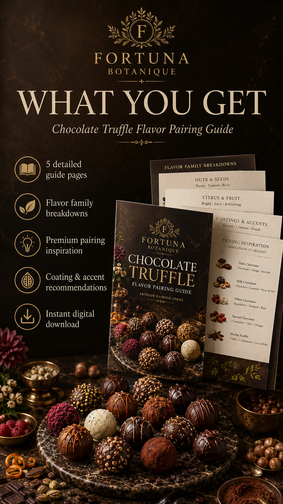 Chocolate Truffle Flavor Pairing Guide | Artisan Chocolatier PDF