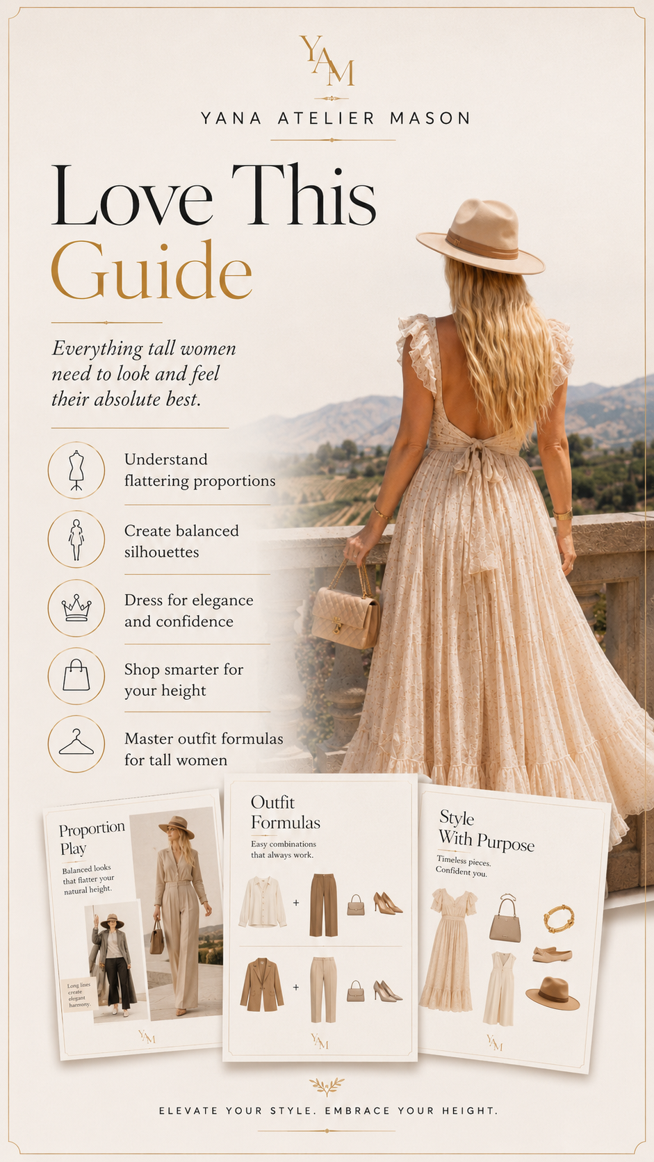 Tall Woman Styling Guide | Digital PDF