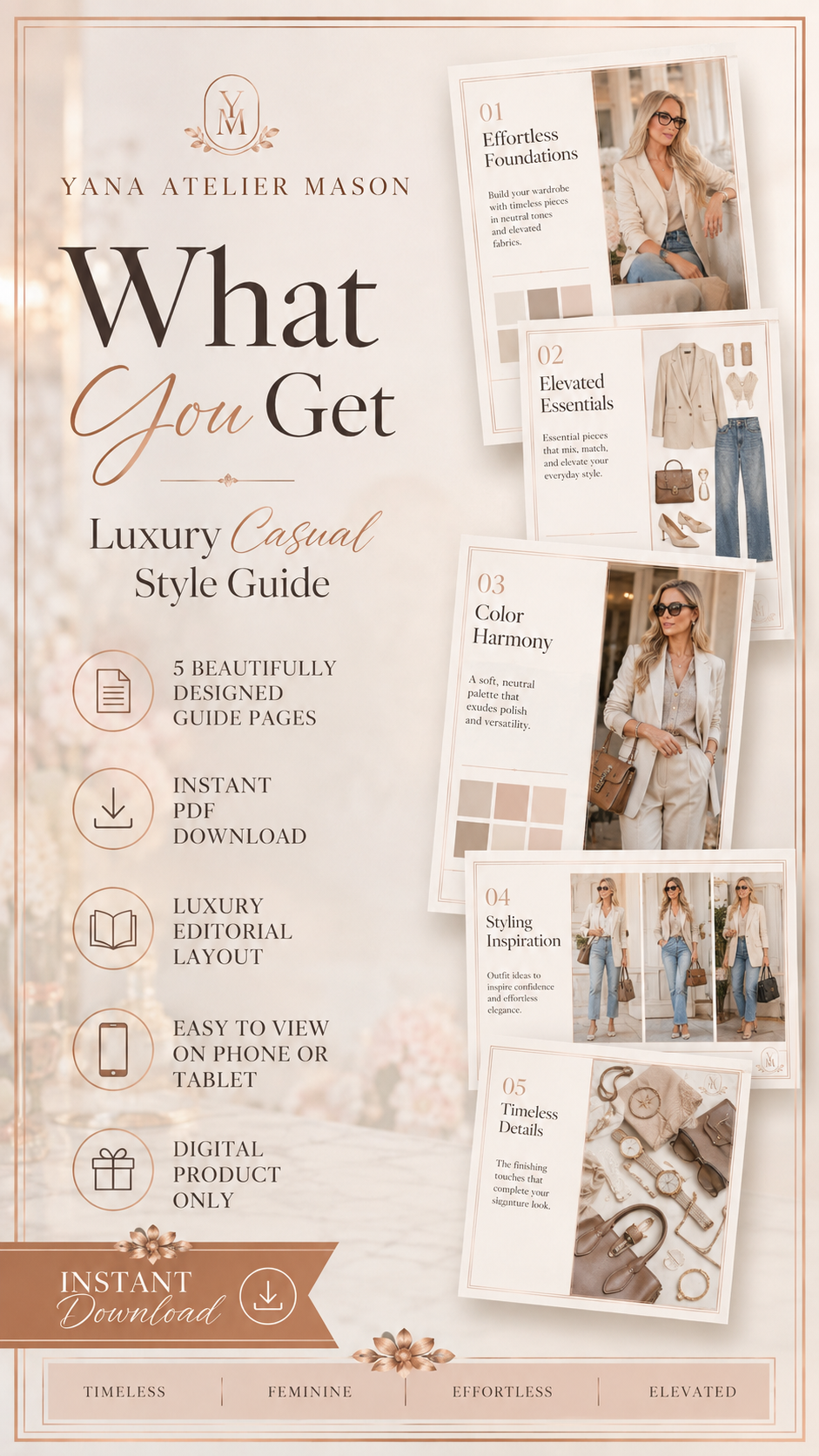 Luxury Casual Style Guide | Women’s Elevated Everyday Outfit & Wardrobe Guide
