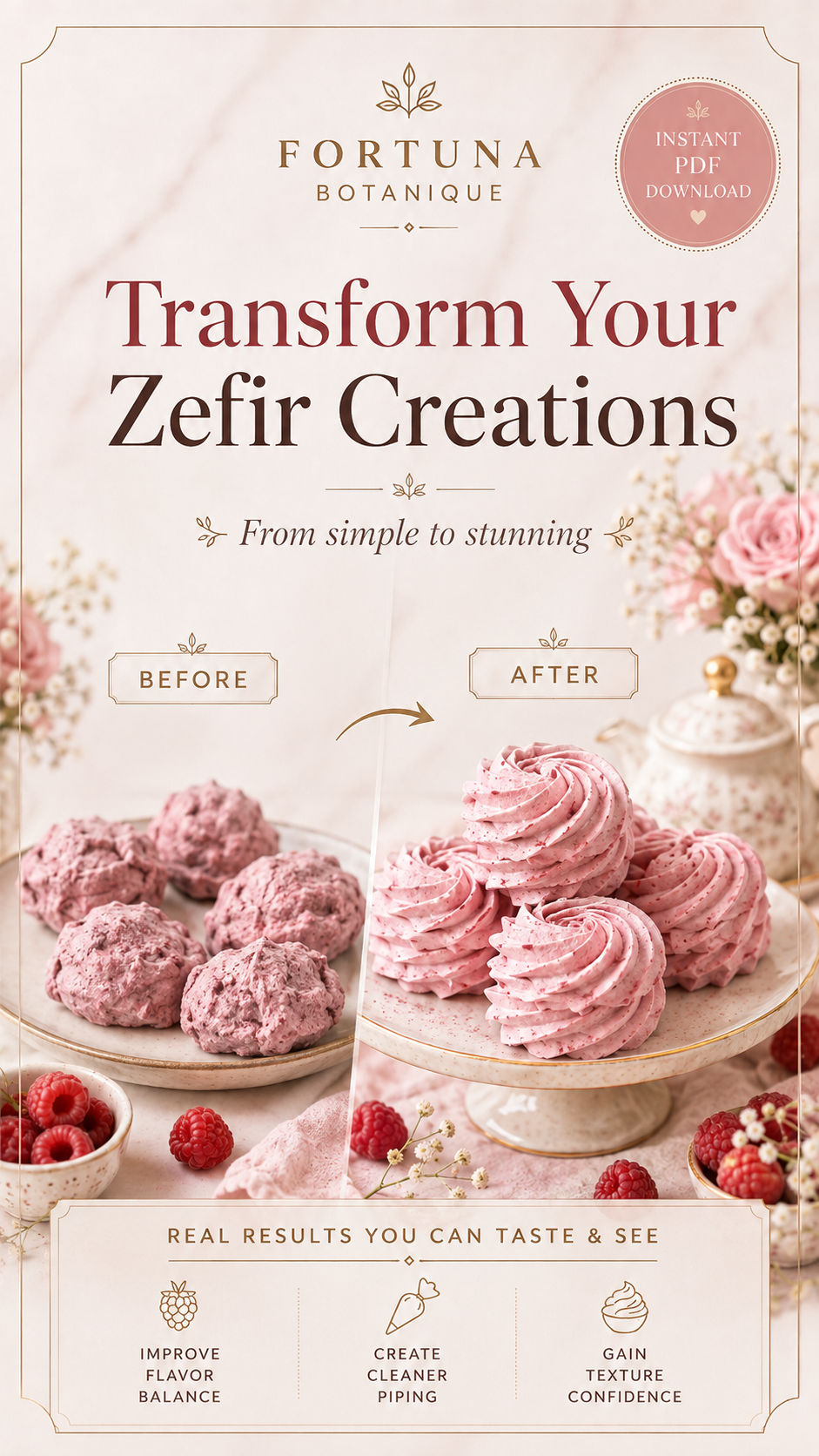 Raspberry Zefir Recipe Guide | Homemade Russian Marshmallow PDF