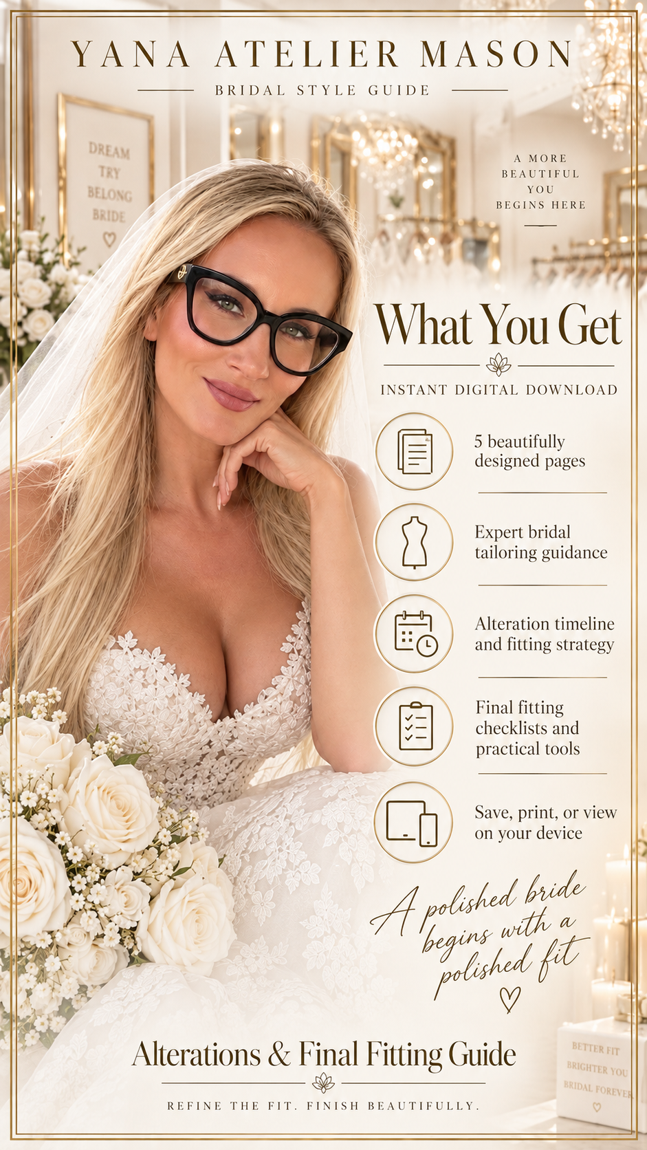 Wedding Dress Alterations Guide | Bridal Fit, Fittings & Tailoring