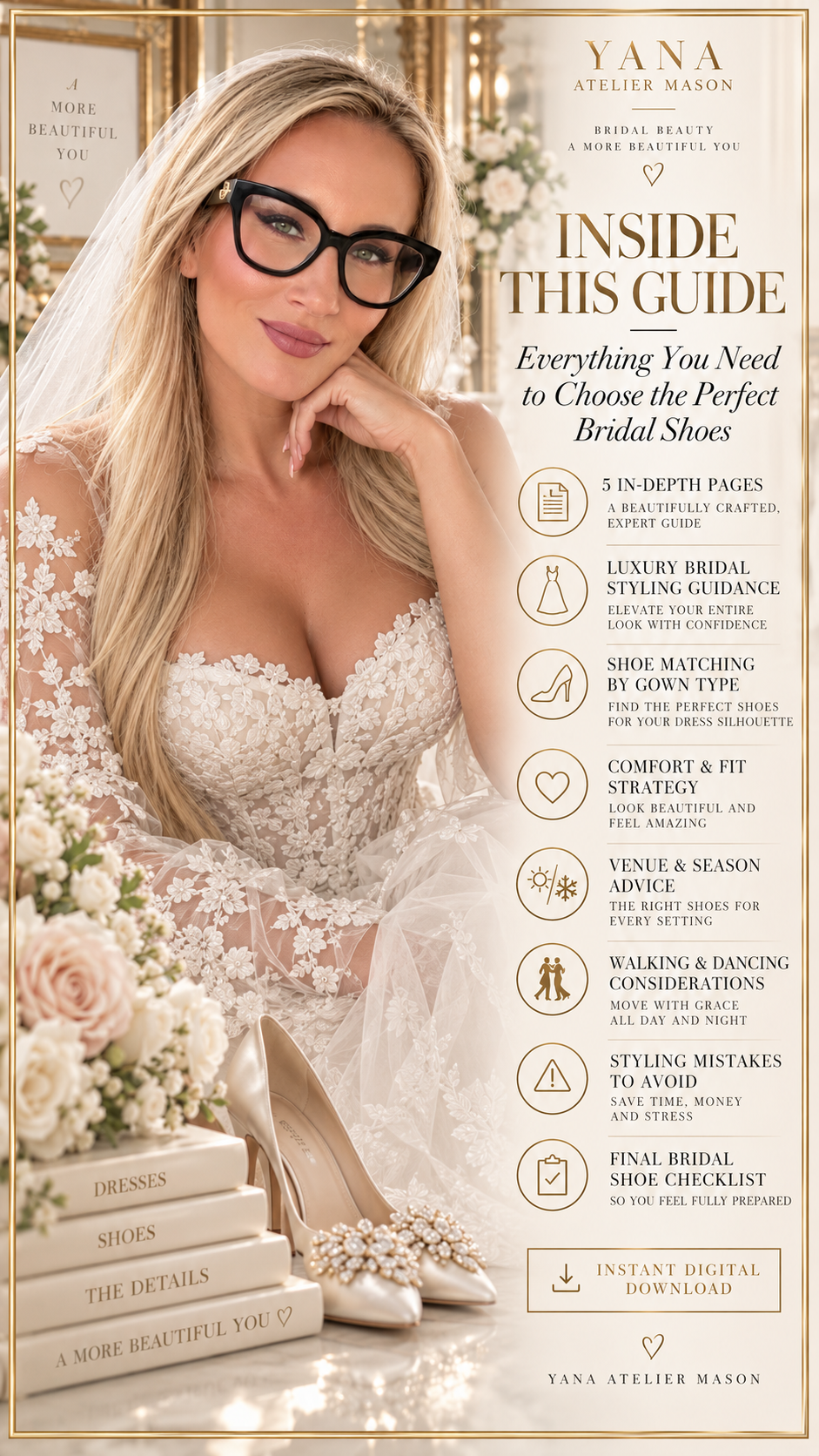 Bridal Shoes Guide | What to Wear With Every Wedding Dress