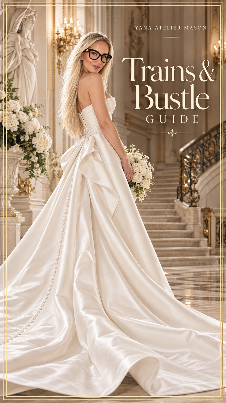 Wedding Dress Trains & Bustle Guide | Bridal Train Styles, Bustle Types & Styling