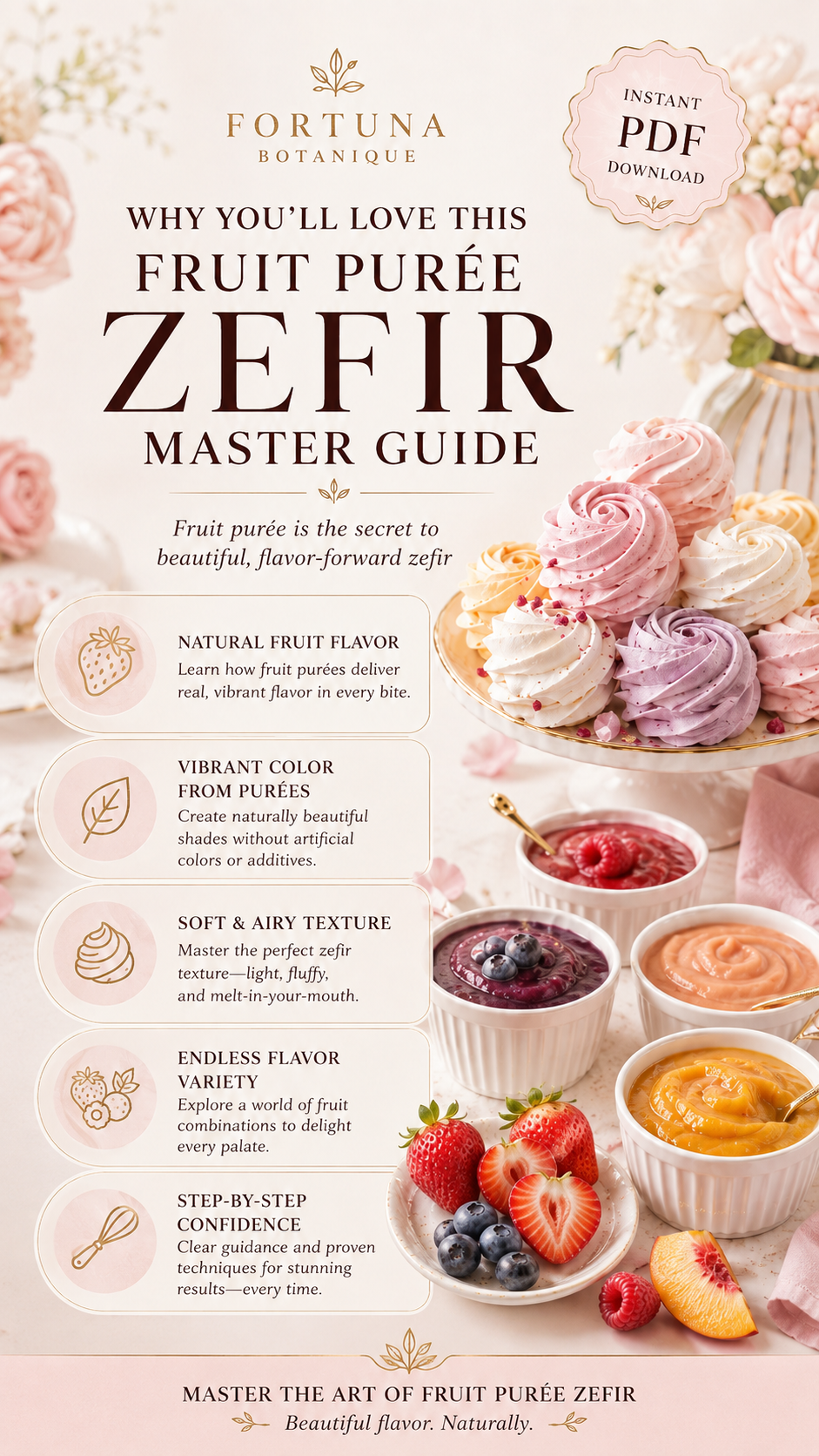 Fruit Purée Zefir Master Guide | Fruit-Based Zefir Recipes & Texture Techniques